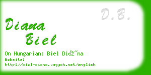 diana biel business card